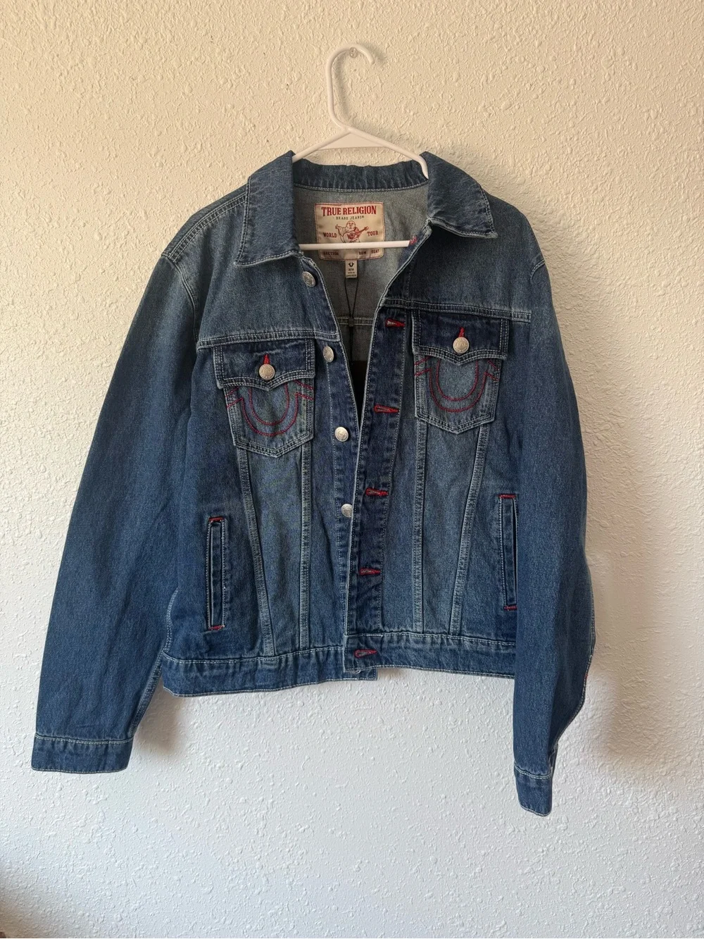 True Religion Print SN Denim Jacket